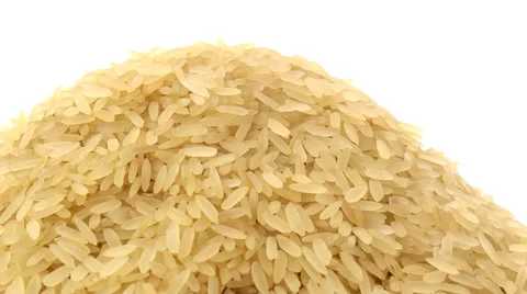 Parboiled rice zoom in Stock Footage 32744322