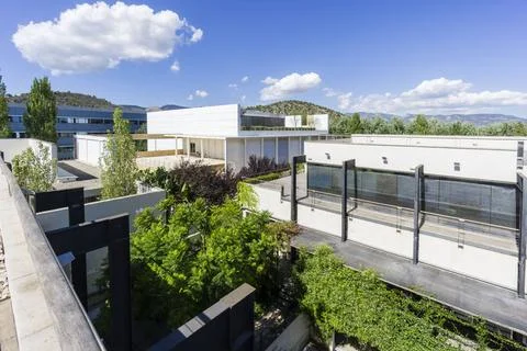 Parc BIT Parc BIT, Parque Balear de Innovación Tecnológica, Mallorca, bal. 스톡 사진