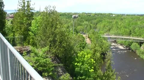Parc des Chutes Stock Footage 21830886