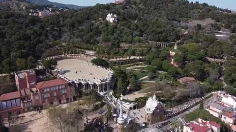 Parc Guell Stock Footage 189216651