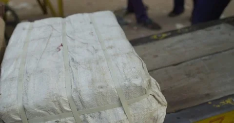 Parcel and Packaging Center at New Delhi Railway Station Stock Footage 72995710