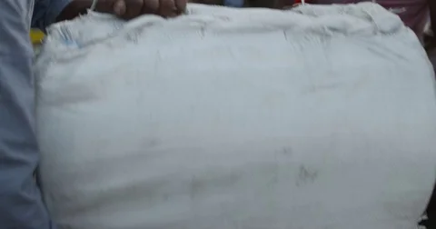 Parcel and Packaging Center at New Delhi Railway Station Stock Footage 72997049
