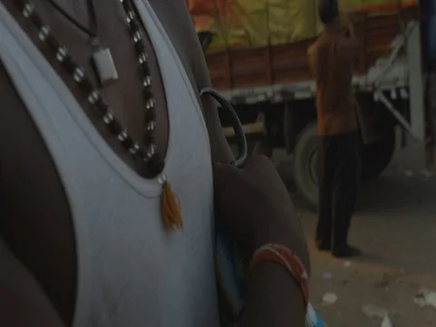 Parcel and Packaging Workers at New Delhi Railway Station Video stock 73006614