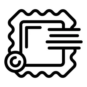 Parcel barcode icon outline vector. Delivery tracking code Stock Illustration