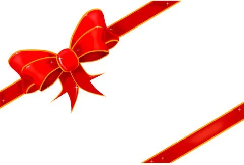 Parcel bow Stock Illustration