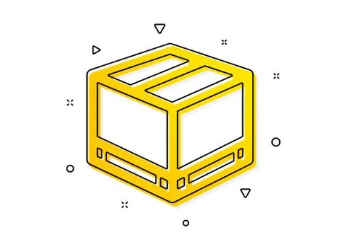 Parcel box icon. Logistics delivery sign. Vector Stock Illustration