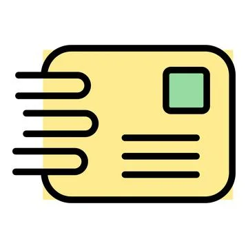 Parcel box icon vector flat Stock Illustration