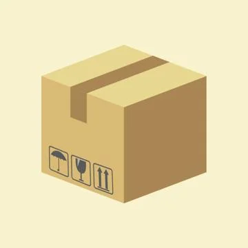 Parcel Box Stockillustratie