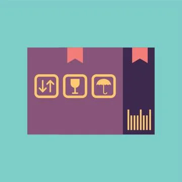 Parcel Box Stock Illustration