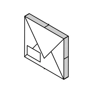 Parcel box isometric icon vector illustration 스톡 일러스트