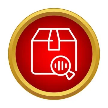 Parcel box with scanning for tracking delivery concept Stock Illustration