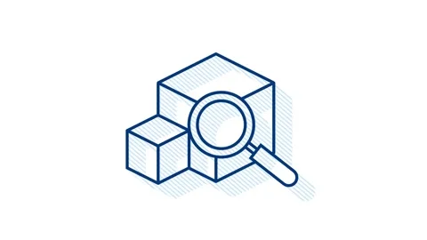 Parcel care standard step icon of delivery service. Insurance and return for Stock Footage 158832471