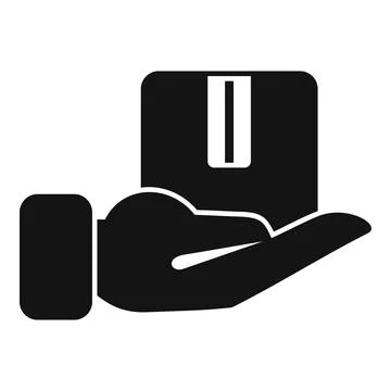 Parcel container icon simple vector. Shipment distribution 스톡 일러스트