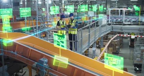 Parcel Delivery Distribution Data visualisations Stock Footage 326431452