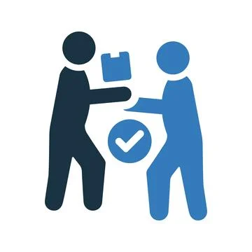 Parcel delivery icon. Stock Illustration