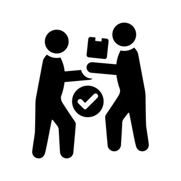 Parcel delivery icon. Stock Illustration