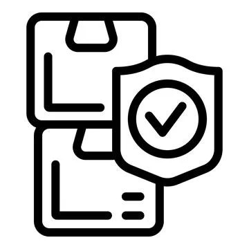 Parcel delivery icon outline vector. Order home shipment イラスト素材