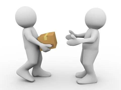 Parcel delivery Stock Illustration