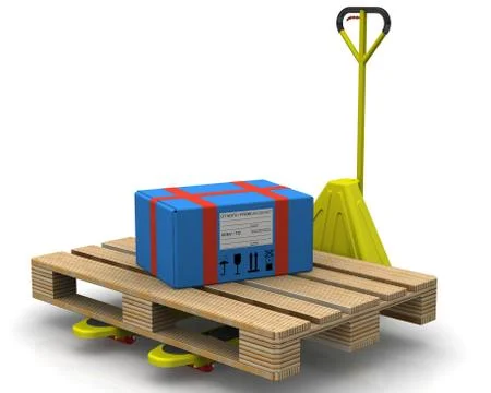 Parcel delivery Ilustração Stock