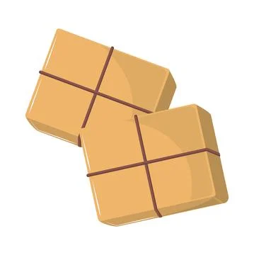 Parcel delivery postal services Stock Illustration