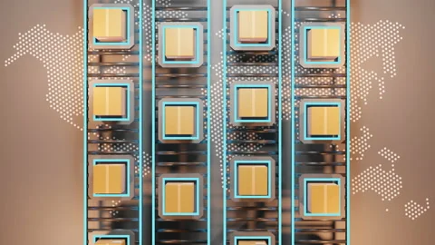 Parcel dispatch. automatic logistics management Stock-Footage 151431461