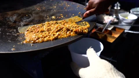 Parcel Fried Dishes on Box 動画素材 133270393