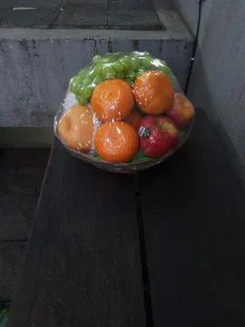 Parcel of fruit 2 Stock Photos