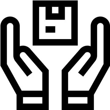 Parcel Handling Vector Icon Design Illustration Stock Illustration