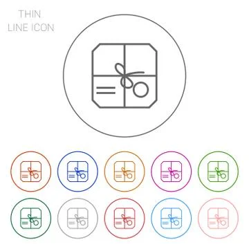 Parcel icon 스톡 일러스트