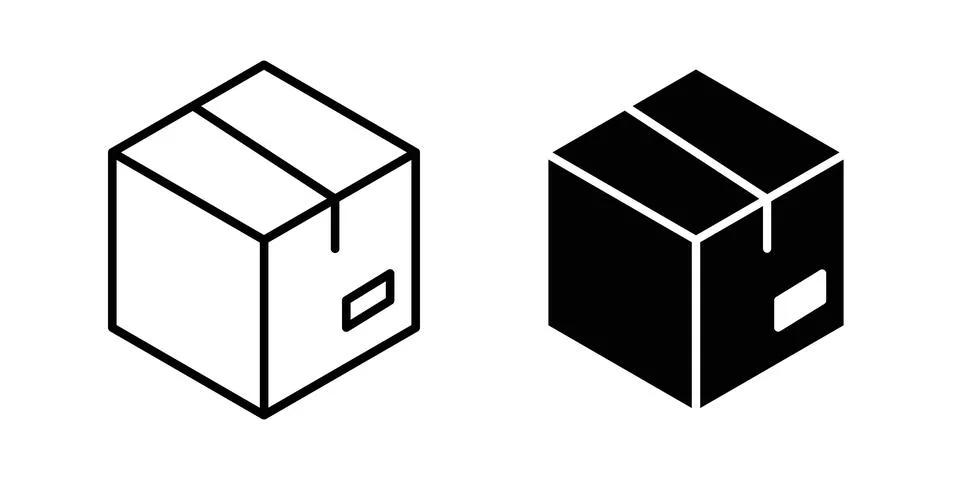 Parcel icon or illustration vector symbols Stock Illustration