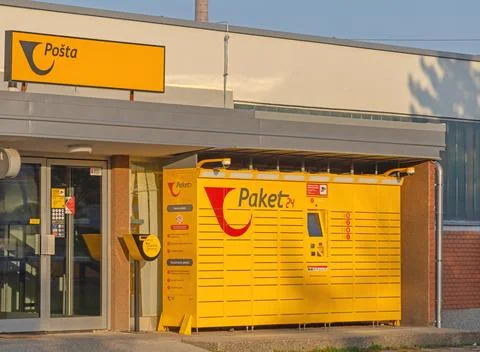 Parcel Locker Post Office Stock Photos