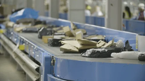Parcel Mail Distribution Centre Stock Footage 105348475