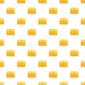 Parcel package shipping post mail delivery pattern Stock Illustration
