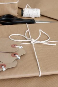 Parcel packing Stock Photos