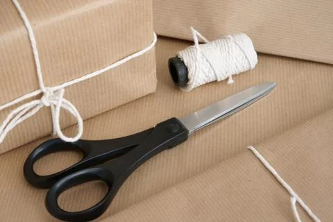 Parcel packing Stock Photos