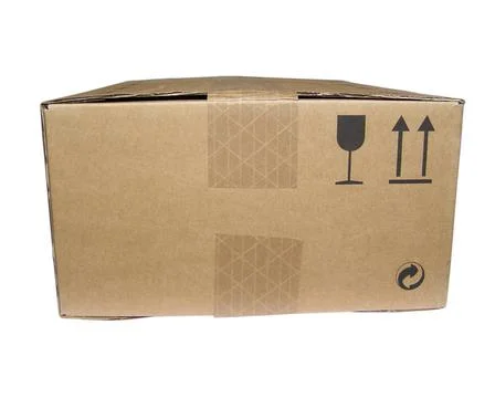 Parcel Parcel packet isolated over a white background Copyright: xZoonar.c... Stock Photos