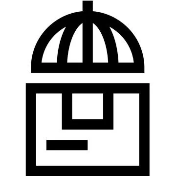 Parcel Protection Vector Icon Design Illustration イラスト素材