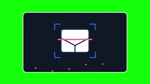 Parcel Scan Route Green Screen Overlay Stock Footage 342581863