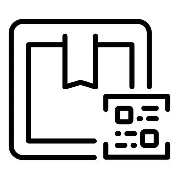 Parcel service icon outline vector. Delivery package Stock Illustration