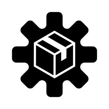 Parcel setup and symbol vector. Vector illustration. Stock Illustration