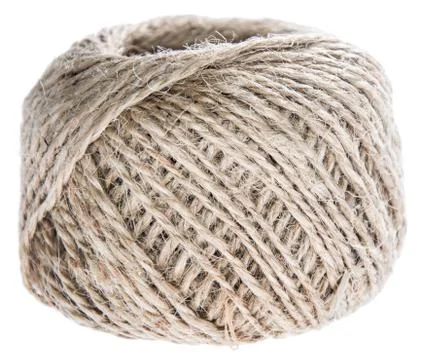 Parcel string isolated on white Stock Photos