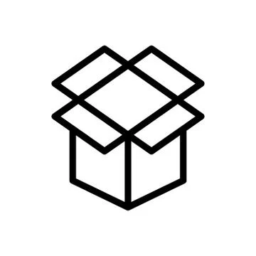 Parcel thin line icon イラスト素材