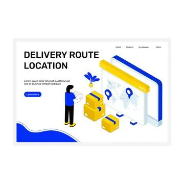 Parcel Tracking Illustration
