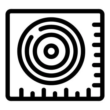 Parcel tracking showing global shipment and logistics with ruler icon Illustrazione stock