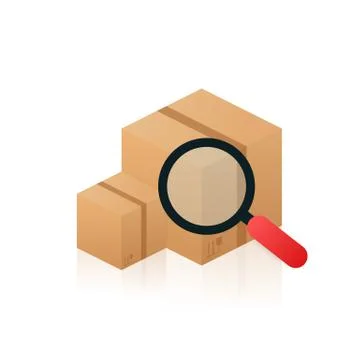 Parcel tracking website. Online package tracking. Modern concept. Vector stoc Stock Illustration