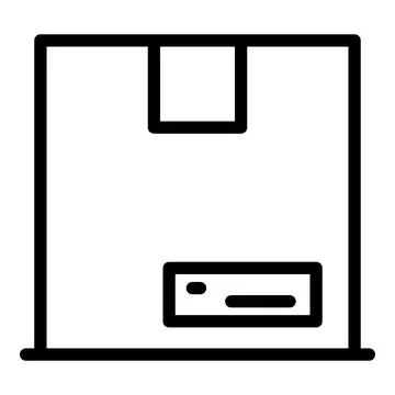 Parcel traffic icon outline vector. Freight transport Stock Illustration