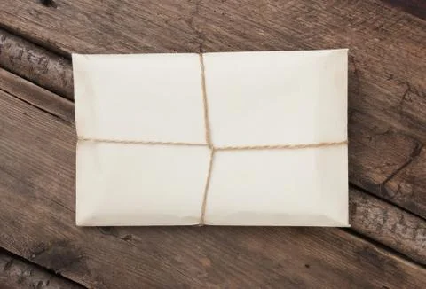 Parcel wrapped Stock Photos