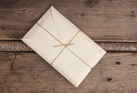 Parcel wrapped Foto stock