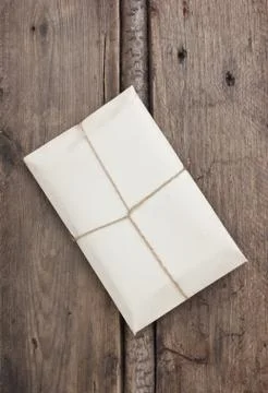 Parcel wrapped Foto stock