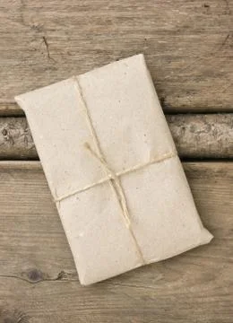 Parcel wrapped Foto stock